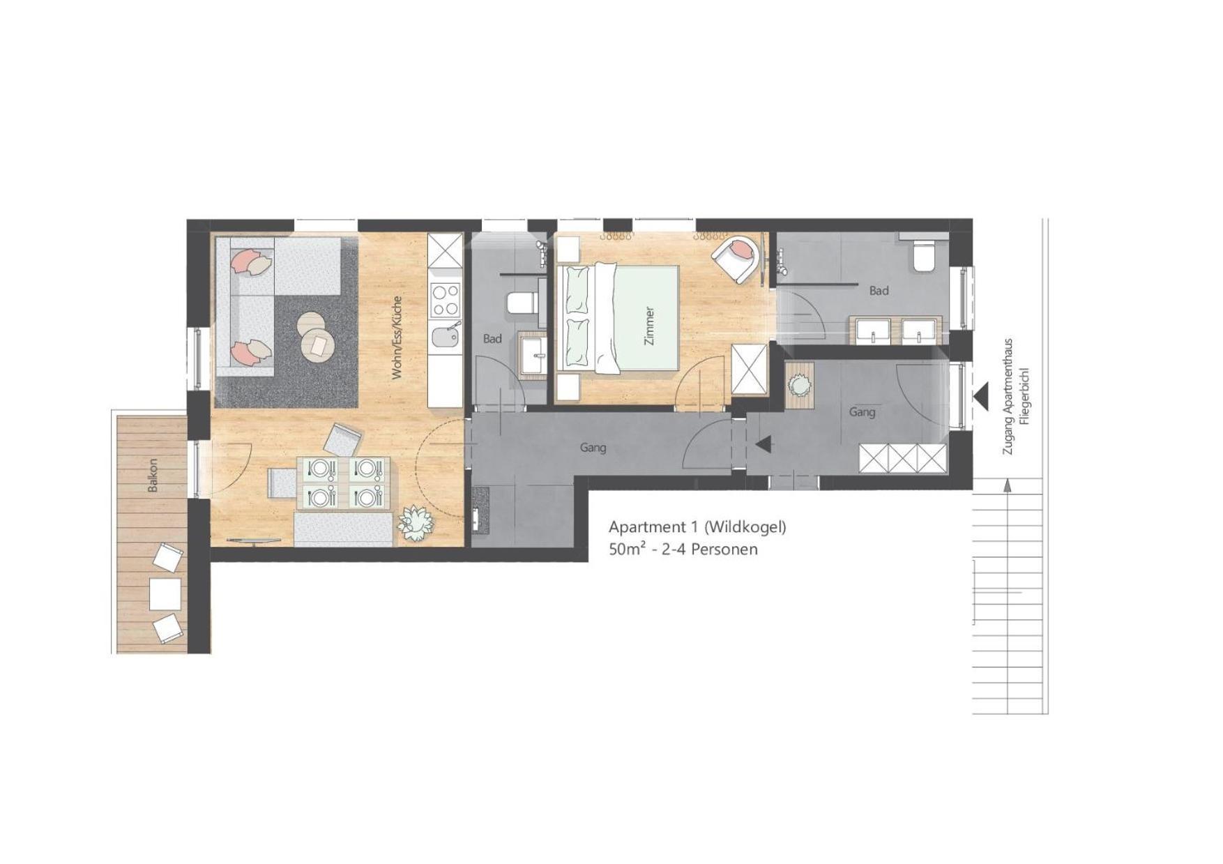 Apartments Fliegerbichl - Familie Voithofer Bramberg am Wildkogel Buitenkant foto
